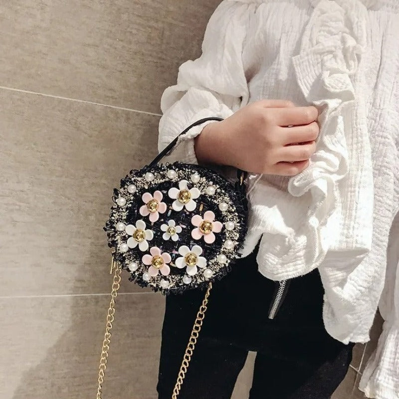 Sac à main fillette perle
