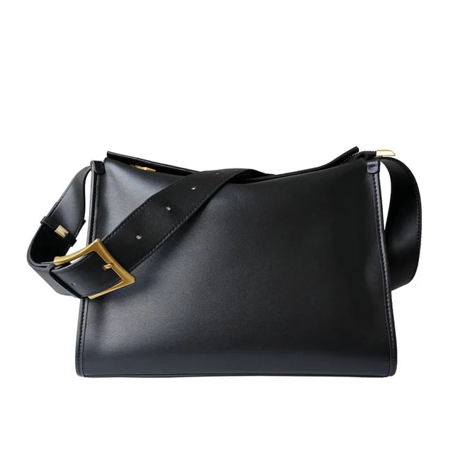 Sac à main cuir noir bandoulière
