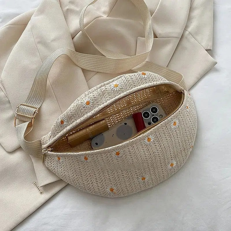Sac à main forme banane