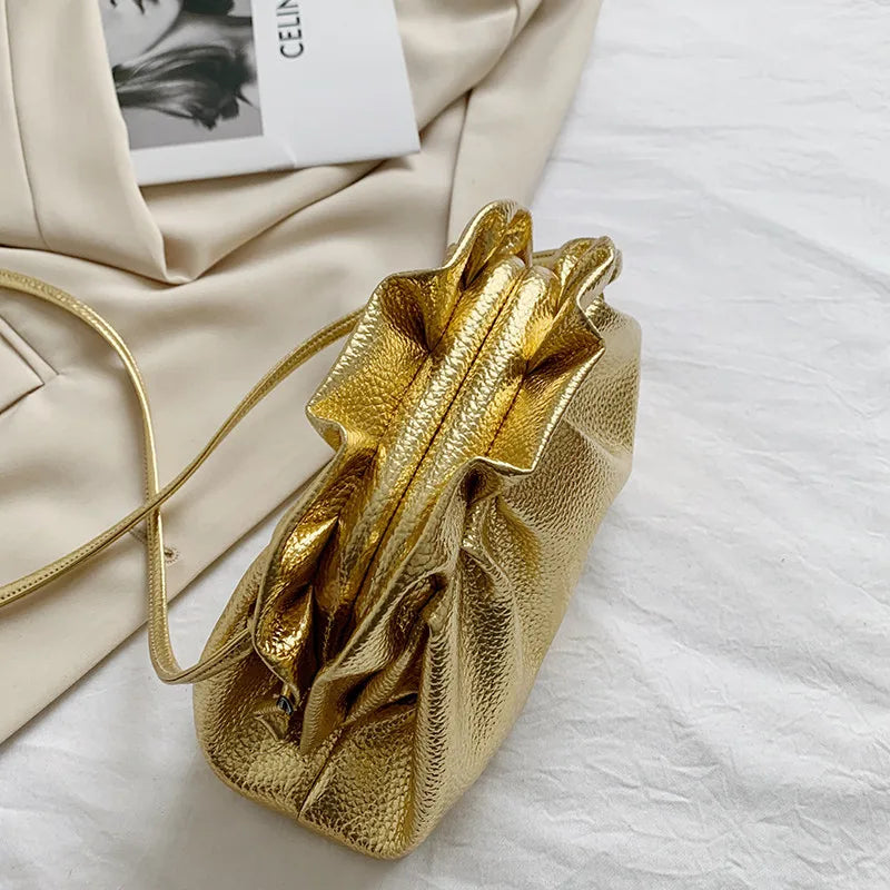 Sac à main doré cérémonie