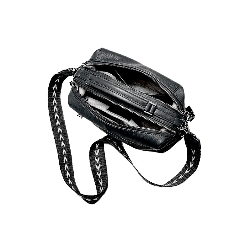 Petit sac à main cuir noir