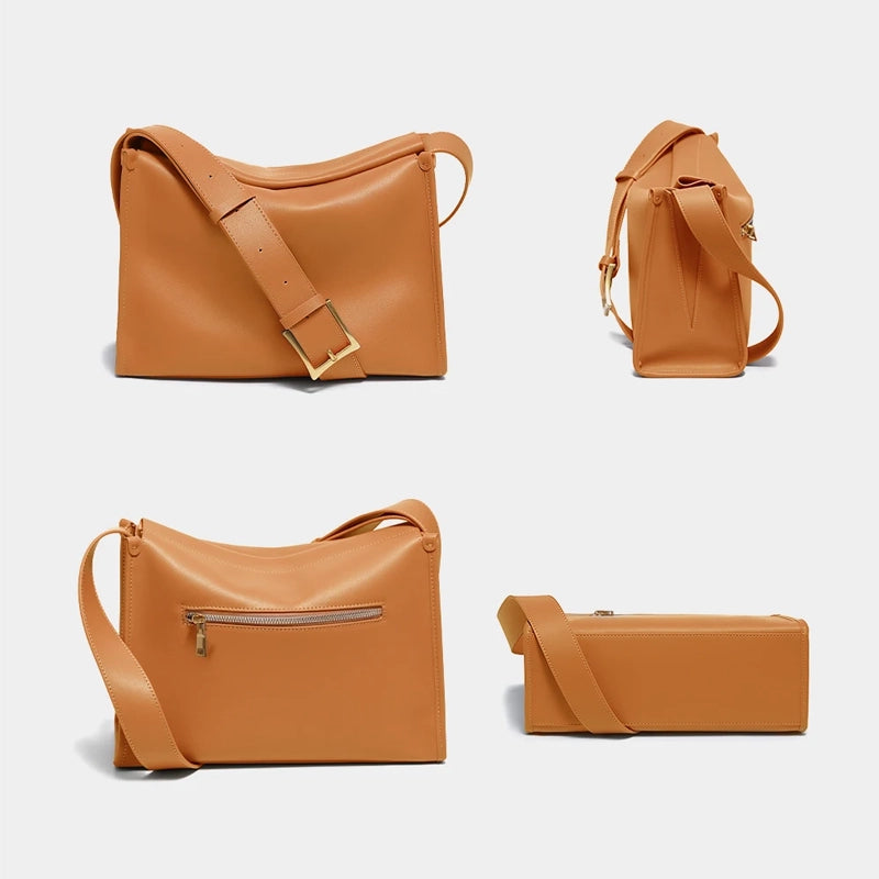 Sac à main cuir marron femme bandoulière