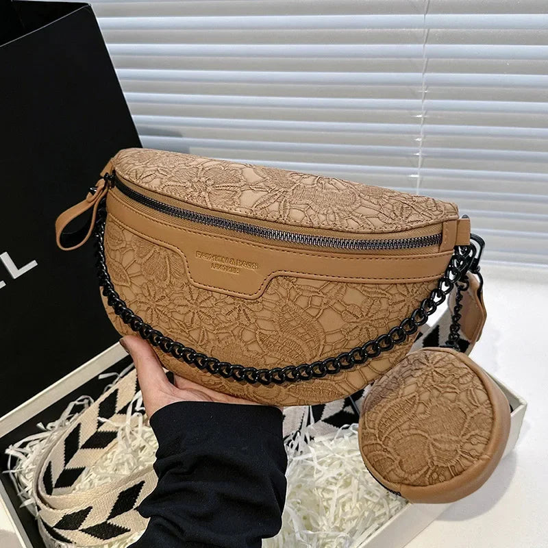 Sac à main forme banane pour femme