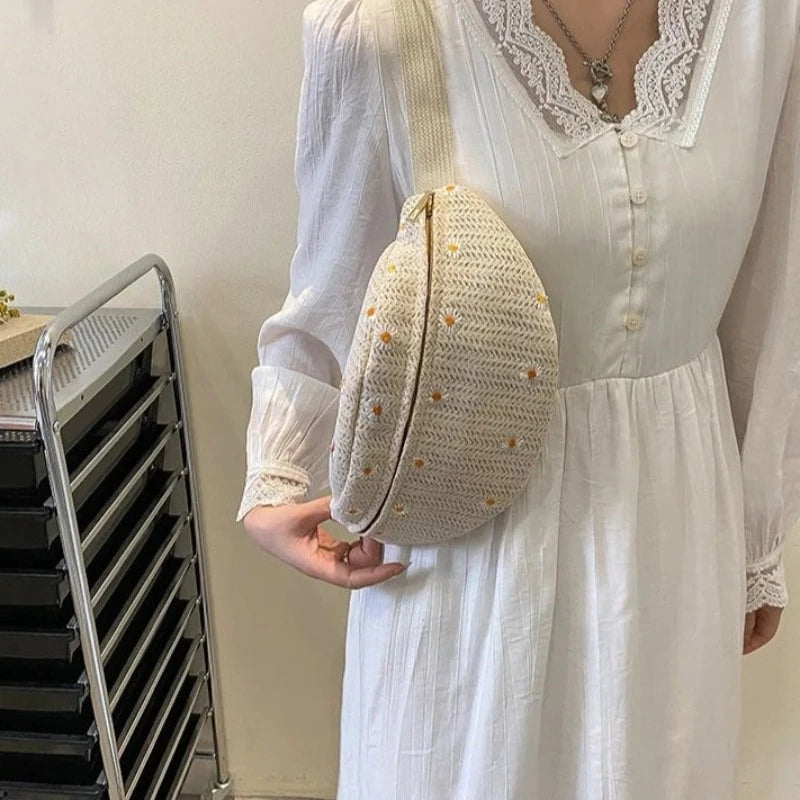Sac à main forme banane