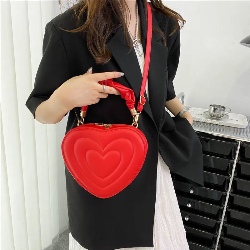 Petit sac à main ado cœur