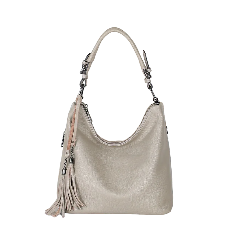 Sac à main cuir souple hobo