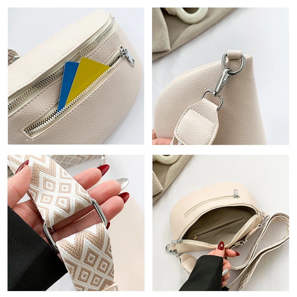 Sac à main banane pour femme avec bandoulière