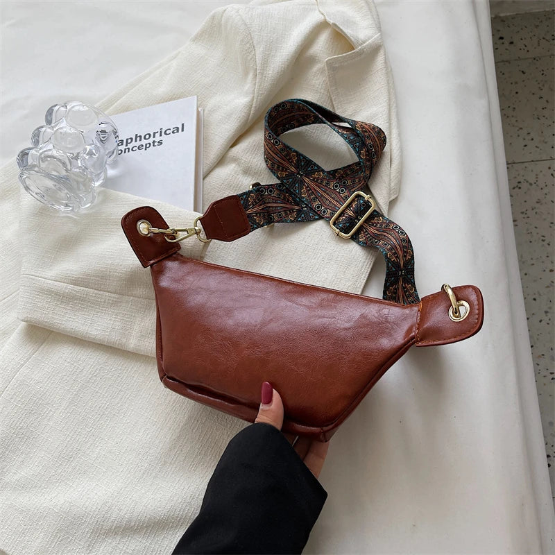 Sac à main banane cuir haute qualité
