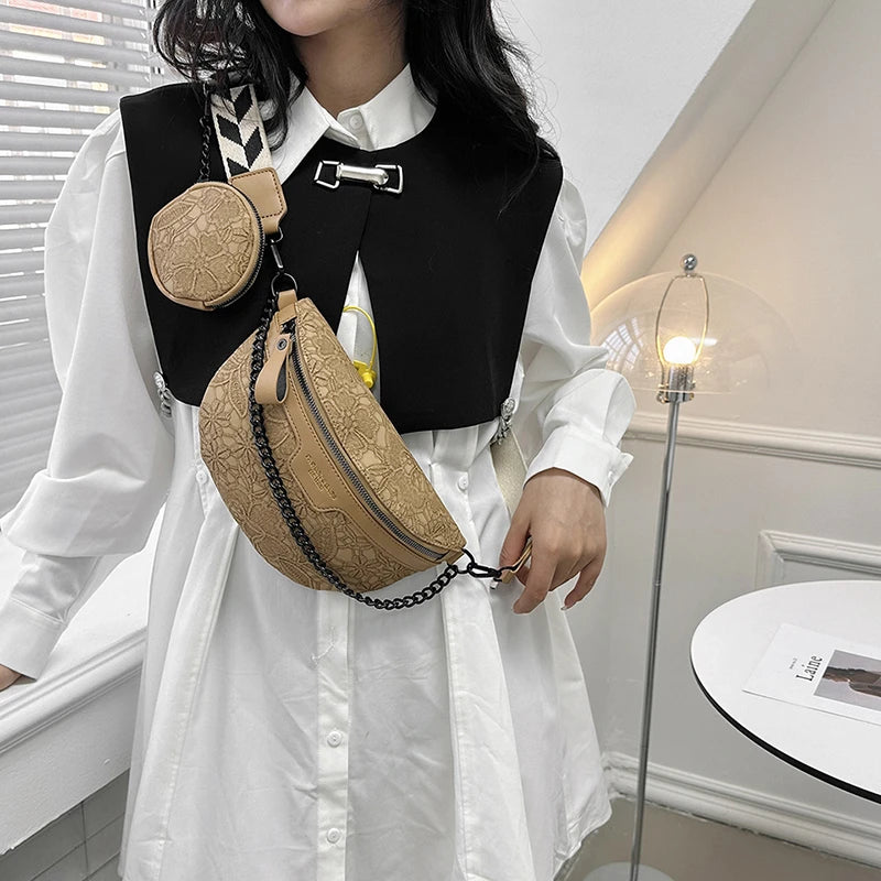 Sac à main forme banane pour femme