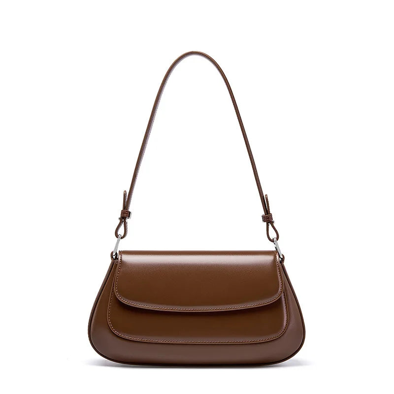Sac porté main en cuir marron pour femme - Sac porté main - Achat & prix Sac porté main en cuir marron pour femme - Sac porté main - Achat & prix