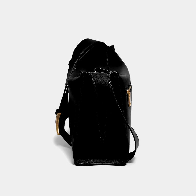 Sac à main cuir noir bandoulière