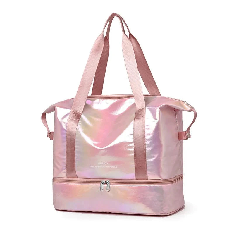 Sac à main avion toile multi poche coloré