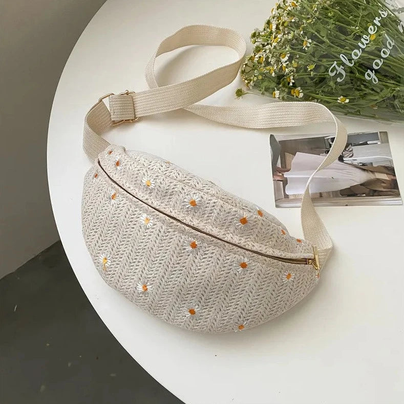 Sac à main forme banane