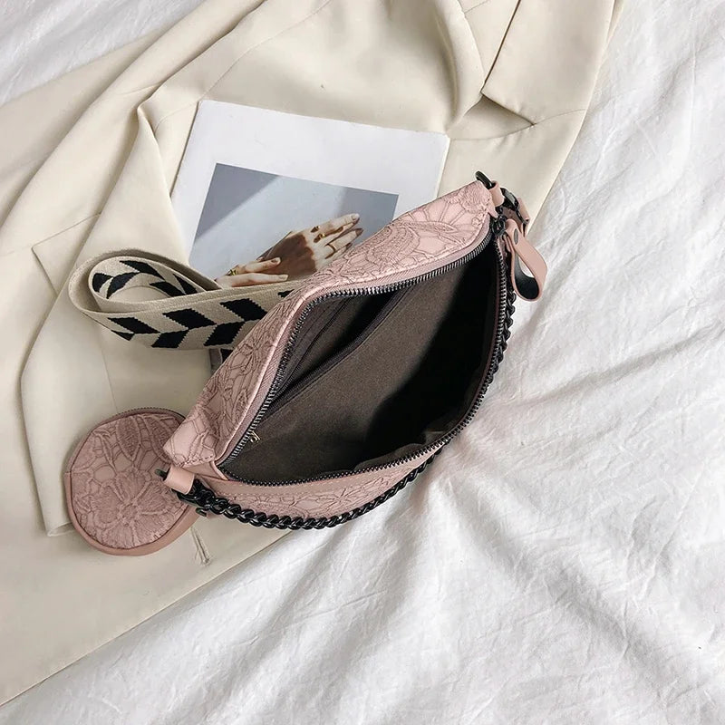 Sac à main forme banane pour femme