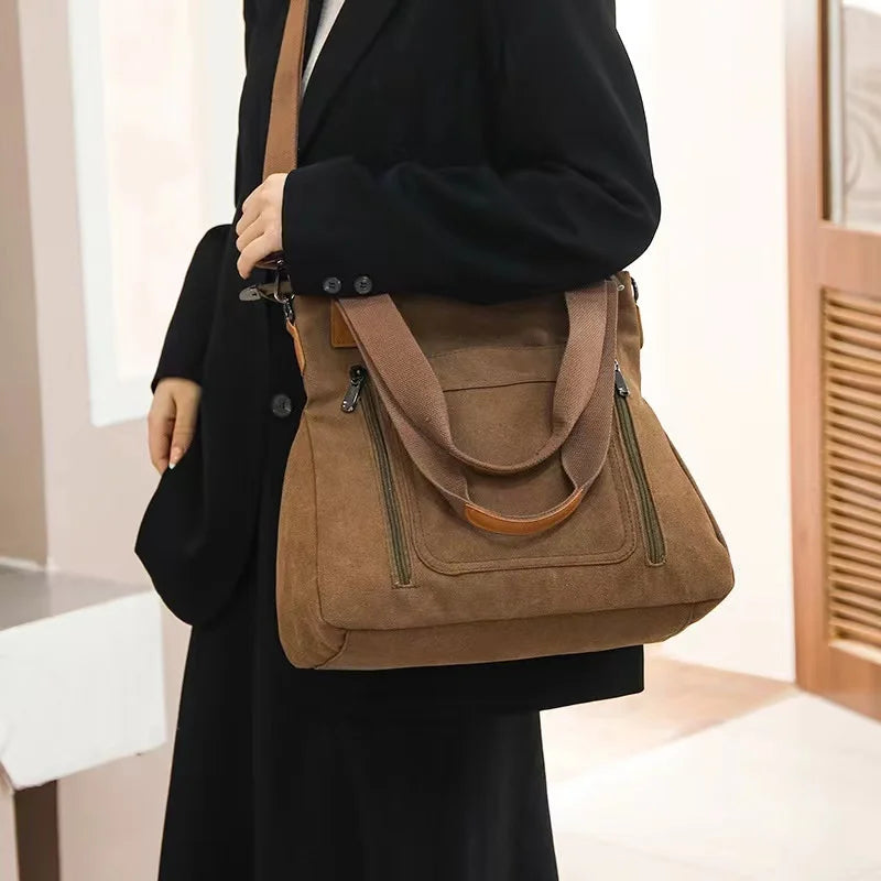 Sac à main tissu bandoulière moderne