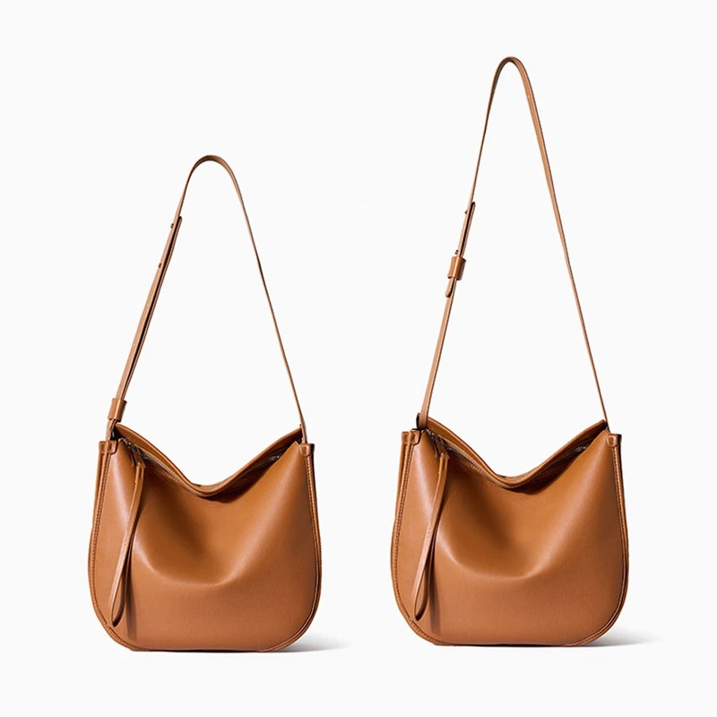 Sac à main cuir marron bandoulière