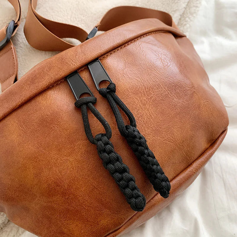 Sac à main banane cuir