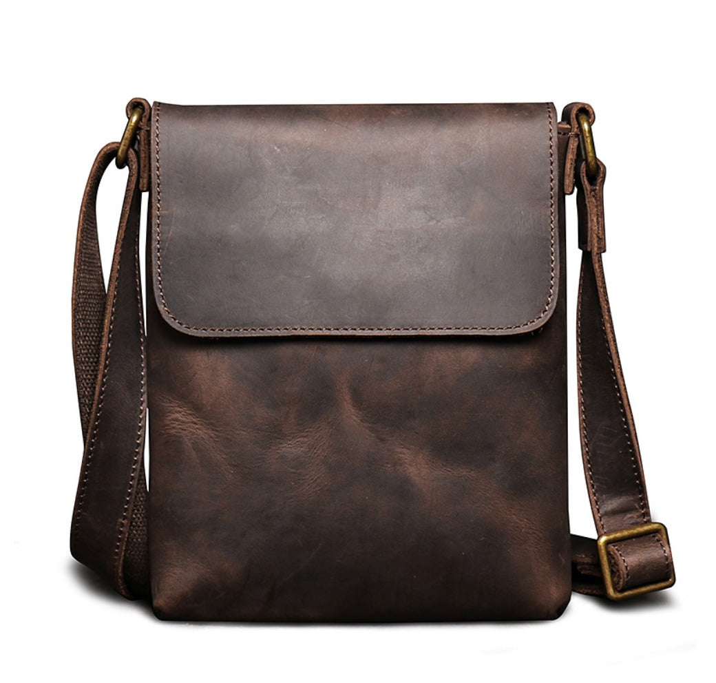 Sac Bandoulière En Cuir Pour Homme - Style Affaires, Neuf Sans Étiquettes