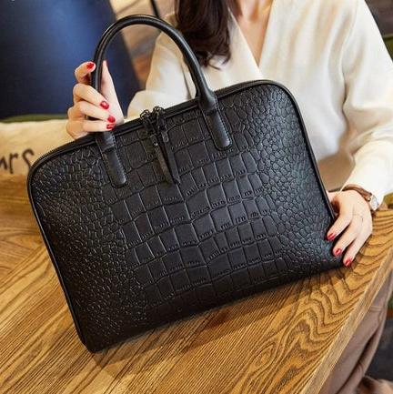 Sac à main ordinateur cuir femme