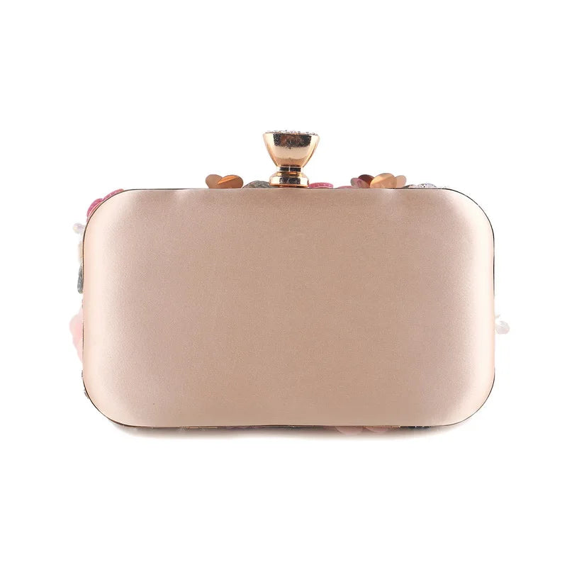 Sac à main mariage floral