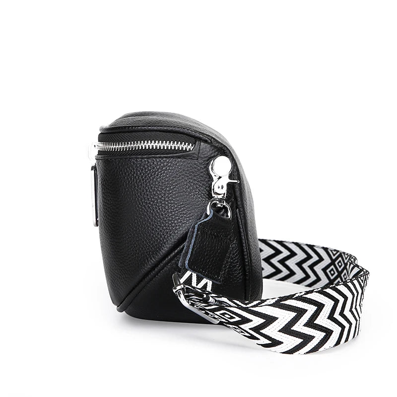 Sac à main banane cuir femme polyvalent