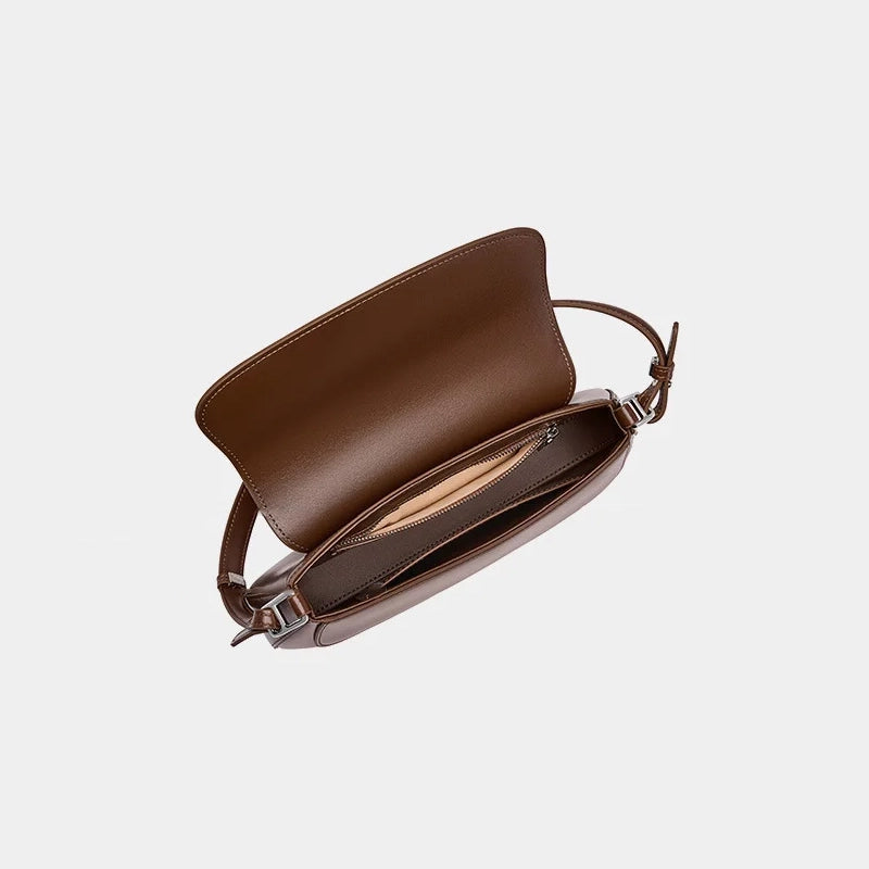 Sac à main cuir marron femme