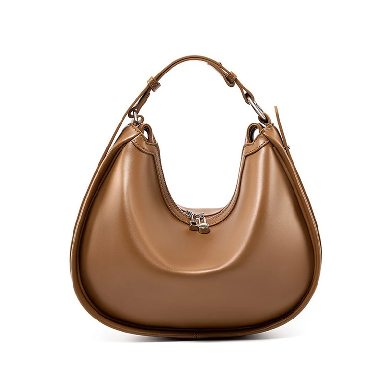 Sac à main cuir marron femme hobo