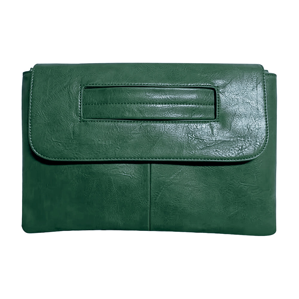 Sac à main pochette bandoulière vert