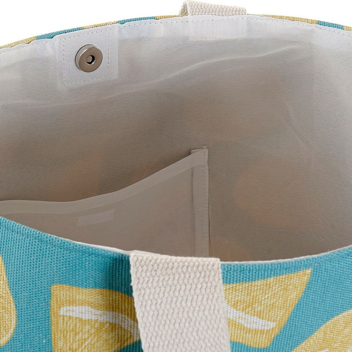 Sac de plage citron jute bohème