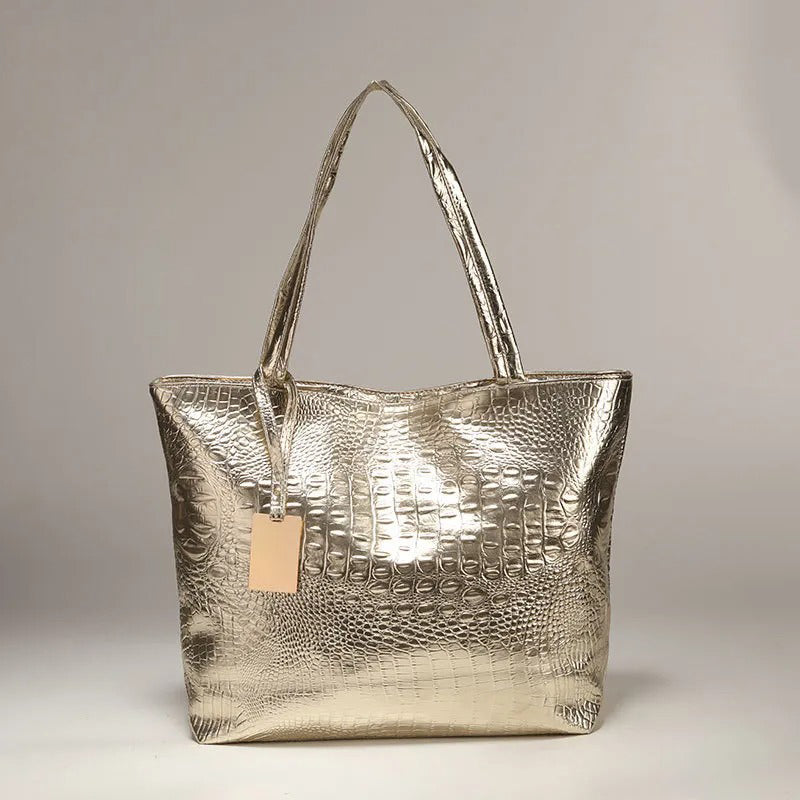 Sac à main doré femme