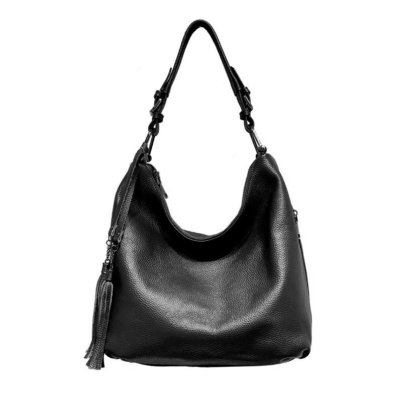 Sac à main cuir souple hobo