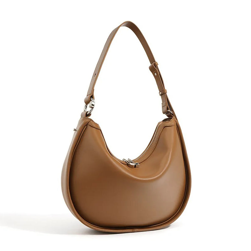 Sac à main cuir marron femme hobo