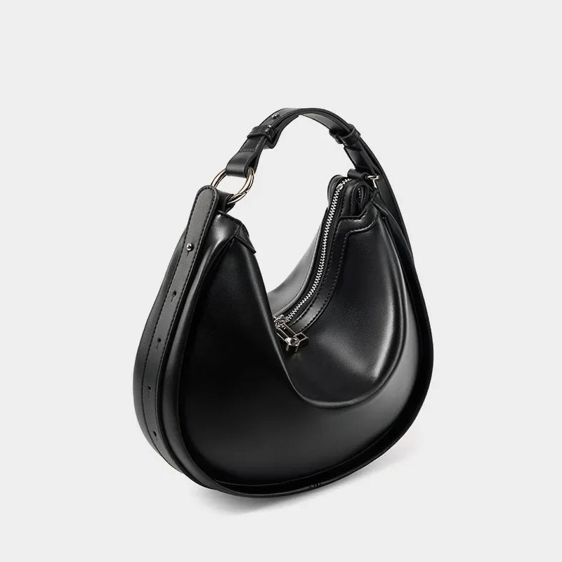 Sac à main cuir noir femme