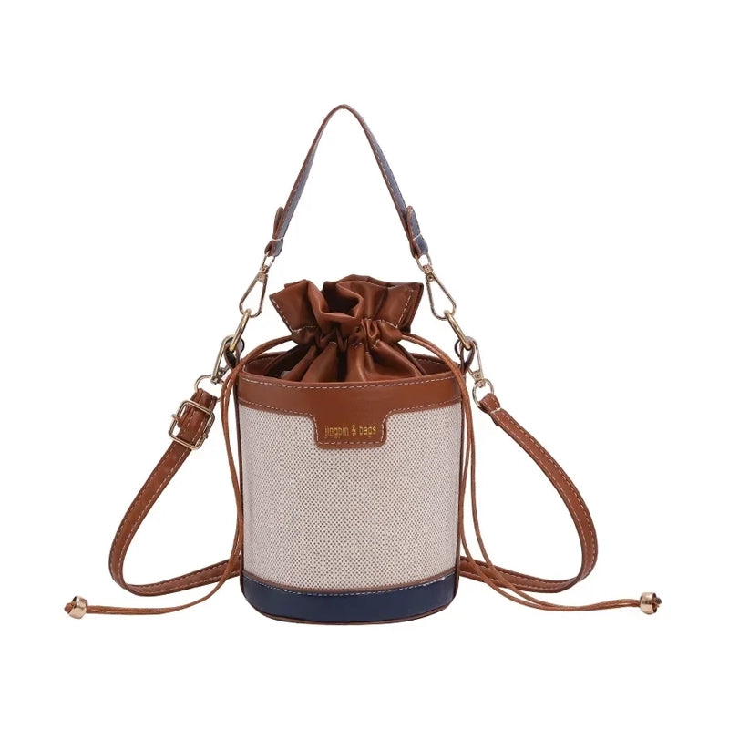 Sac à main seau beige clair tendance