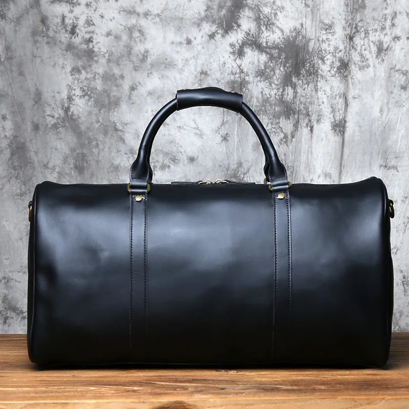 Sac à main voyage pour homme en cuir