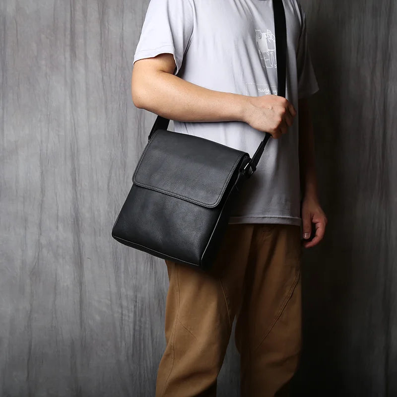 Sac à main bandoulière homme cuir