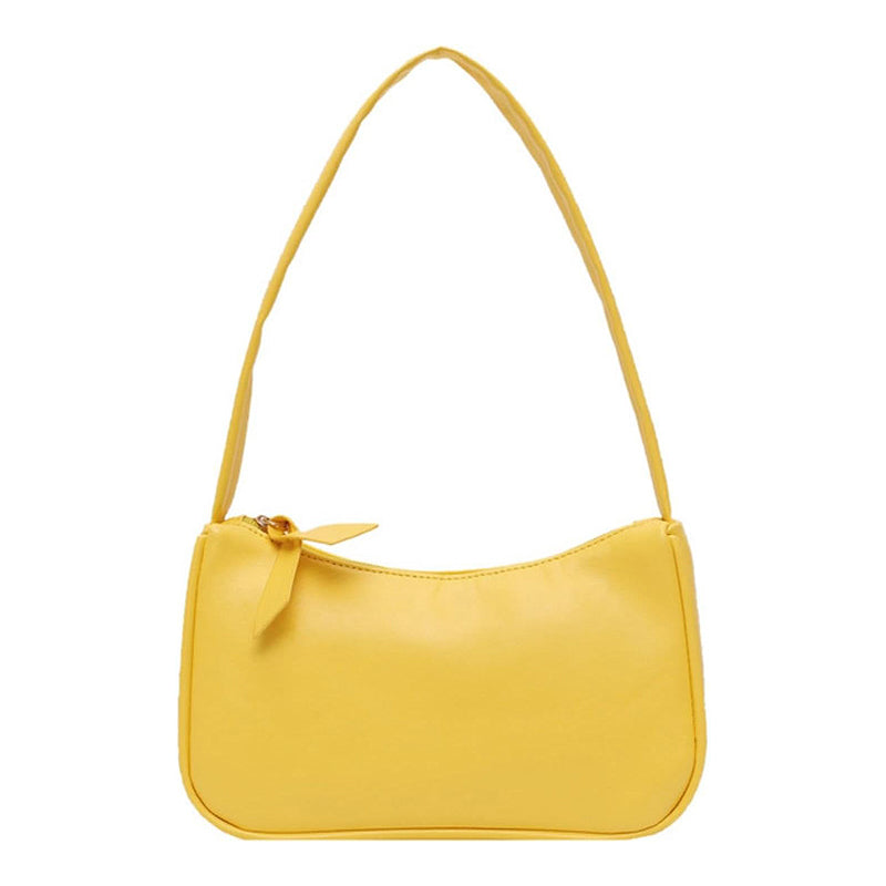 Sac à main petit femme jaune