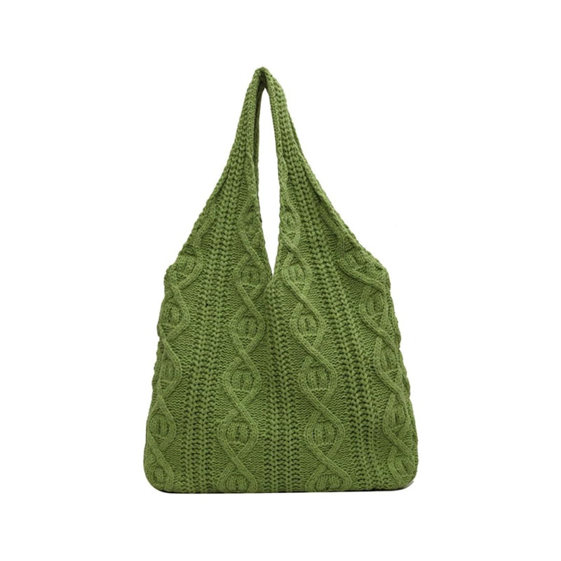 Sac à main crochet femme vert