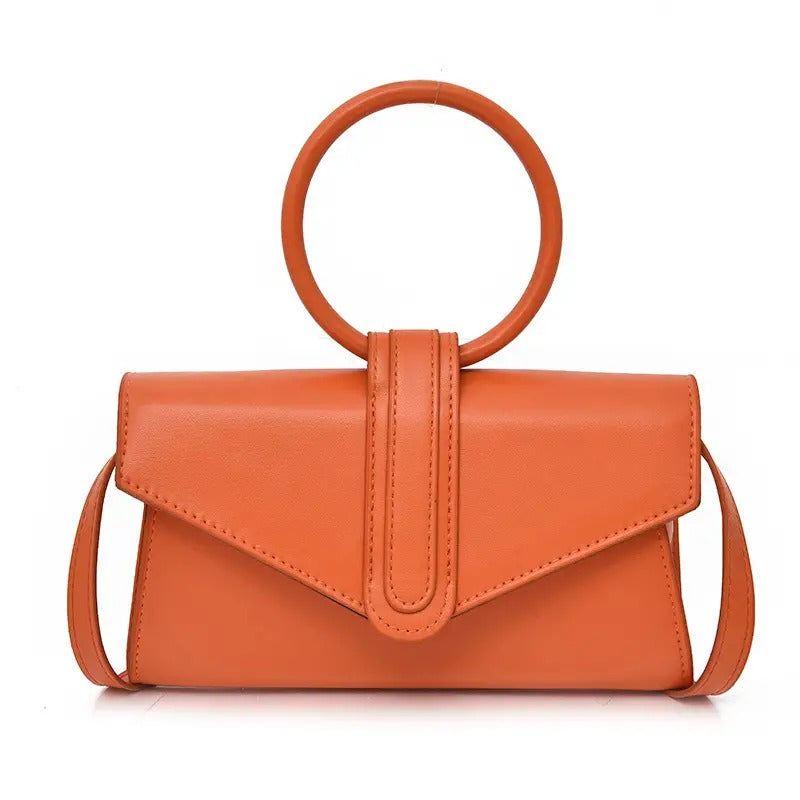 Petit sac à main chic orange