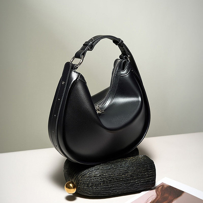 Sac à main cuir noir femme